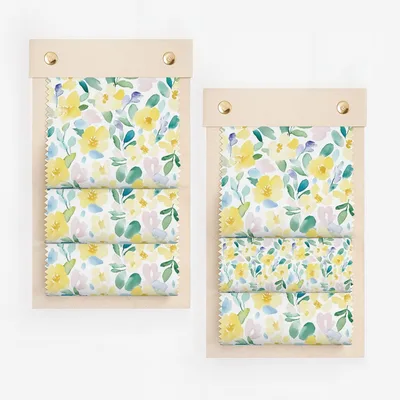 Watercolor Floral Pattern Digital , Gentle Flower Print , Seamless Surface Design , Fabric Print Digital, Yellow Pastel Flower, Paper Print