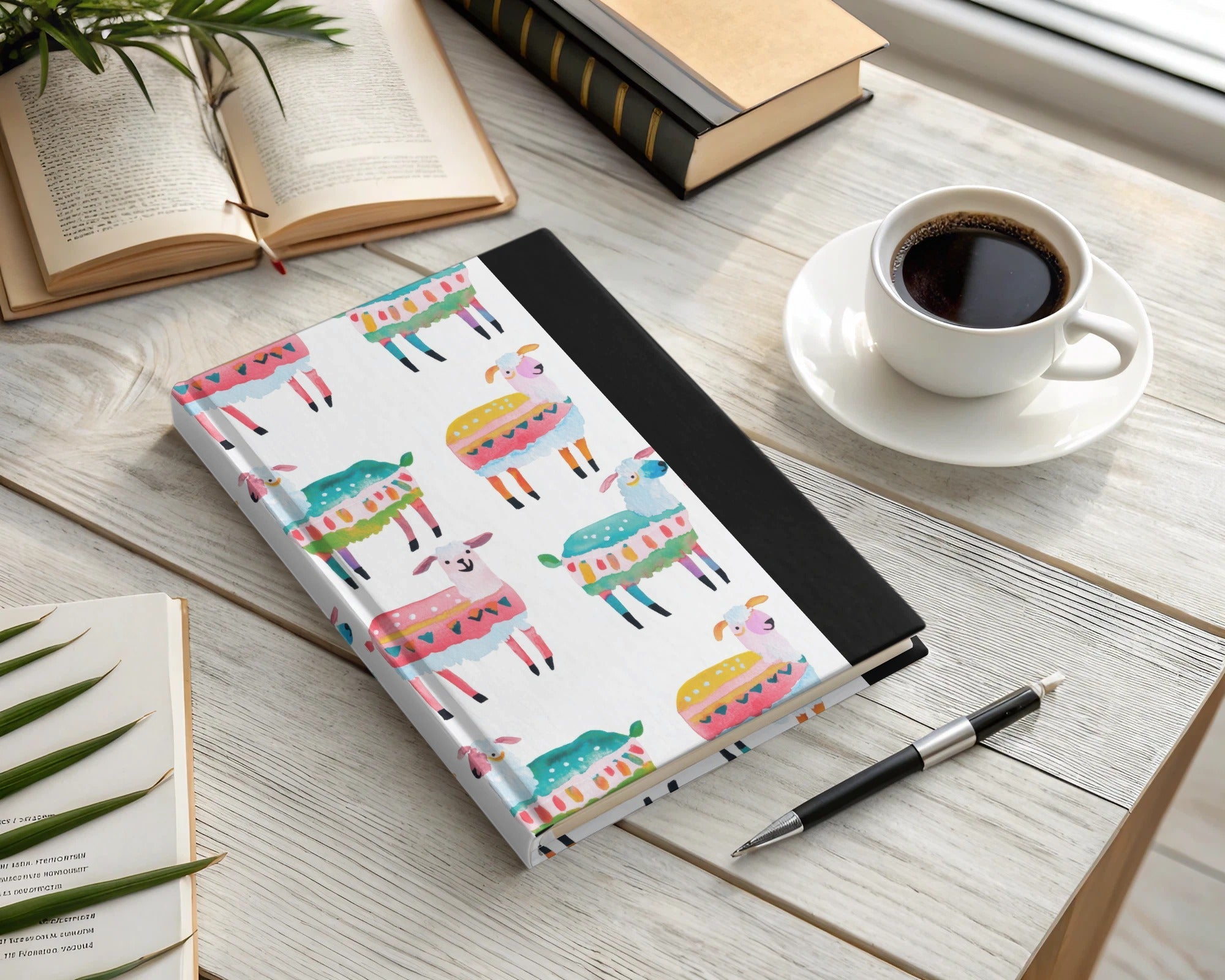 Watercolor Sheep Pattern Colorful Sheep Digital Product