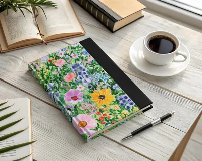 Watercolor Spring Floral Garden Pattern Seamless Delicate Flower Digital