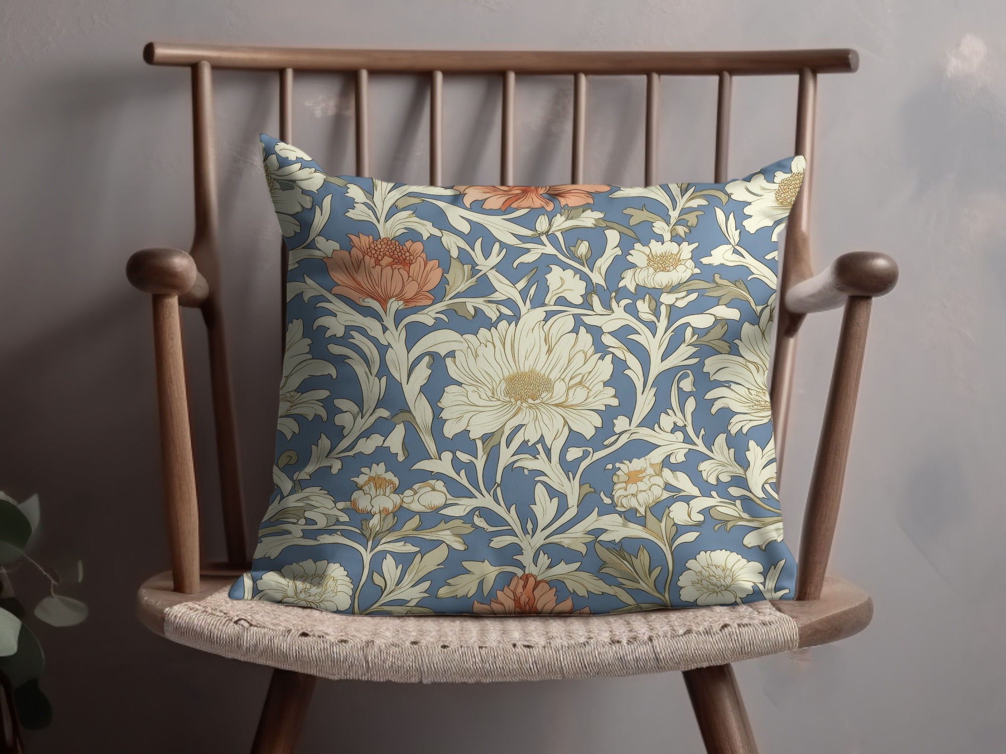 William Morris Print Light Vines Seamless Floral Background Digital