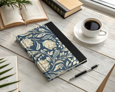 William Morris Vines Background Dark Floral Pattern Digital