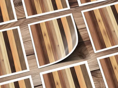 Wood Planks Seamless Pattern Collection with Different Tones