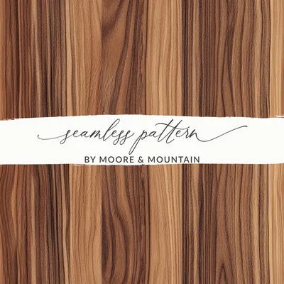 Wood Texture Seamless Pattern Rustic Design Digital