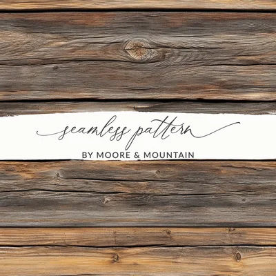Wooden Horizontal Planks Aged Texture Seamless Digital