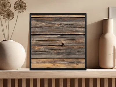 Wooden Horizontal Planks Aged Texture Seamless Digital