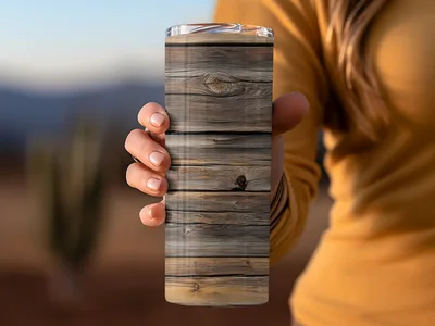Wooden Horizontal Planks Aged Texture Seamless Digital