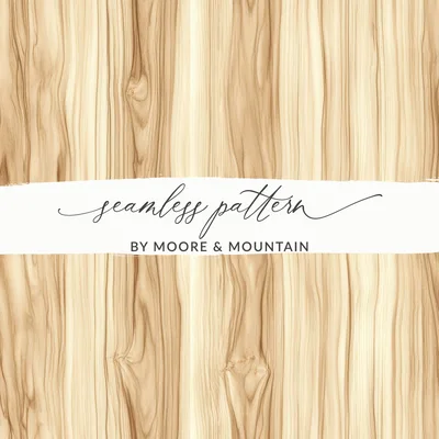 Wooden Plank Texture Seamless Natural Design Digital